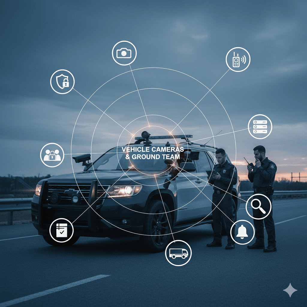 Vehicle Cameras & Ground Team